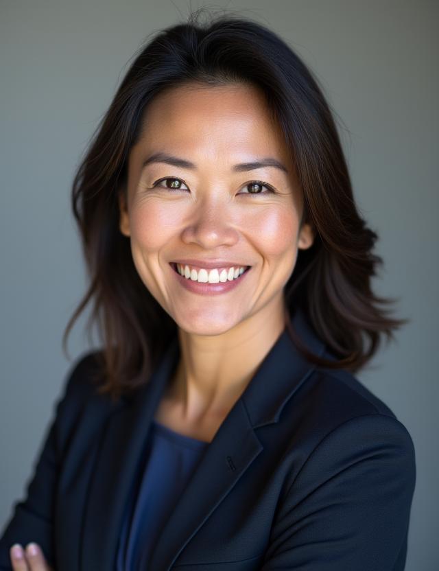 Professional headshot of a female executive
